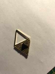 triforce brick stitch